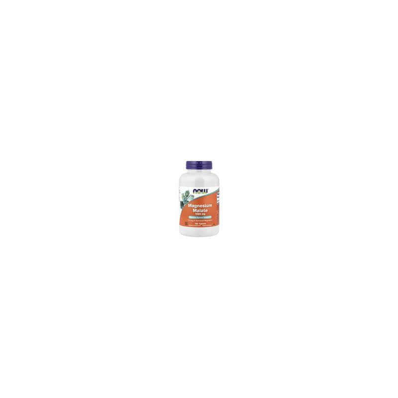 NOW Foods, Malato de magnesio, 1000 mg, 180 comprimidos