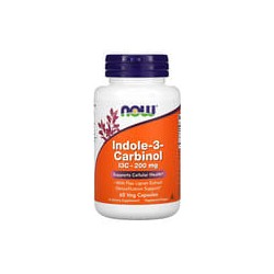 NOW Foods, Indol-3-carbinol, 200 mg, 60 cápsulas vegetales