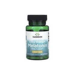 Swanson, Melatonina de concentración extra, 5 mg, 60 cápsulas