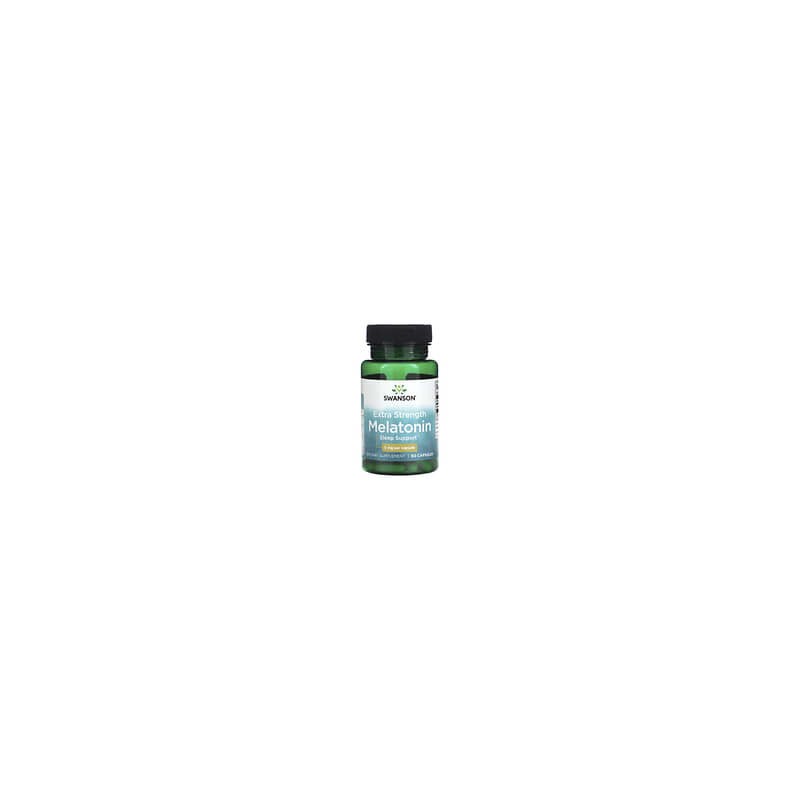 Swanson, Melatonina de concentración extra, 5 mg, 60 cápsulas