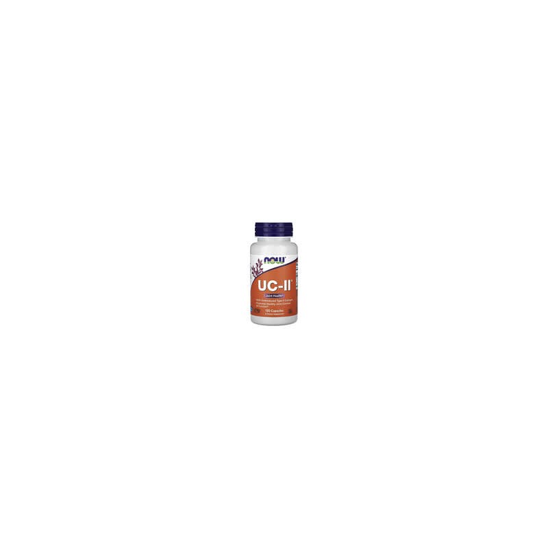 NOW Foods, UC-II para la salud articular, Colágeno no desnaturalizado de tipo II, 120 cápsulas vegetales