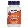 NOW Foods, Vitamina D3, Alta potencia, 5000 UI, 120 cápsulas blandas