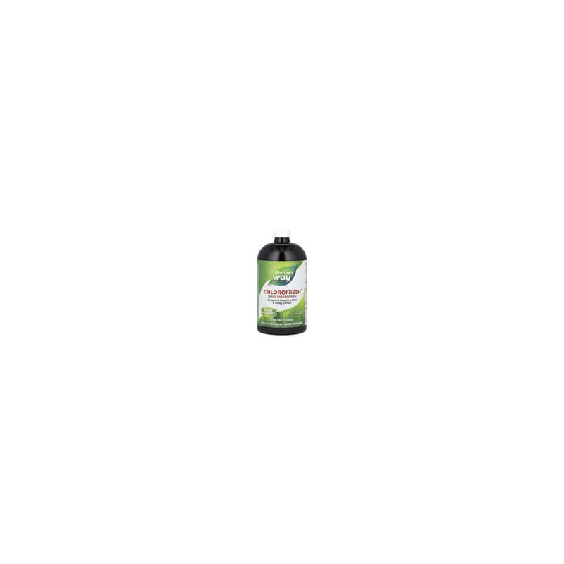 Nature's Way, Chlorofresh, Clorofila líquida, Sin sabor, 480 ml (16 oz. líq.)
