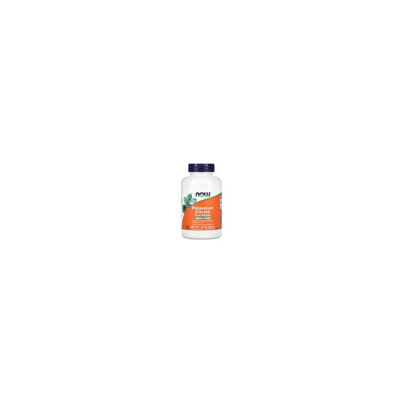 NOW Foods, Polvo puro de citrato de potasio, 340 g (12 oz)
