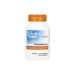 Doctor's Best, Natoquinasa, 2000 UF, 90 cápsulas vegetales