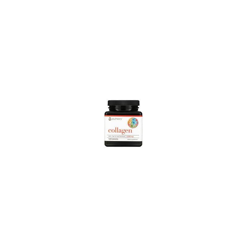 Youtheory, Colágeno, 6000 mg, 120 comprimidos (1000 mg por comprimido)