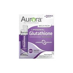 Aurora Nutrascience, Mega-Pack+, Glutatión liposomal, 750 mg, 32 sobres, 20 ml (0,68 oz. líq.) cada uno