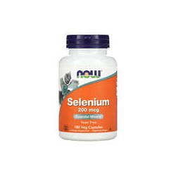 NOW Foods, Selenio, 200 mcg, 180 cápsulas vegetales