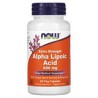 NOW Foods, Ácido alfa-lipoico, Concentración extra, 600 mg, 60 cápsulas vegetales