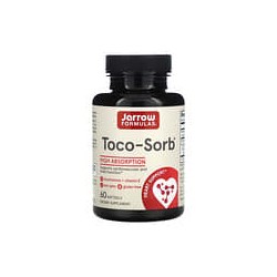 Jarrow Formulas, Toco-Sorb, Refuerzo para la función cardiovascular y cerebral, 60 cápsulas blandas