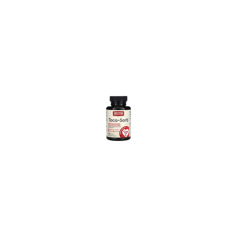 Jarrow Formulas, Toco-Sorb, Refuerzo para la función cardiovascular y cerebral, 60 cápsulas blandas