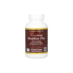 California Gold Nutrition, Fungiology®, MushRex® Plus, Complejo de hongos de espectro completo, Producto orgánico certificado, I
