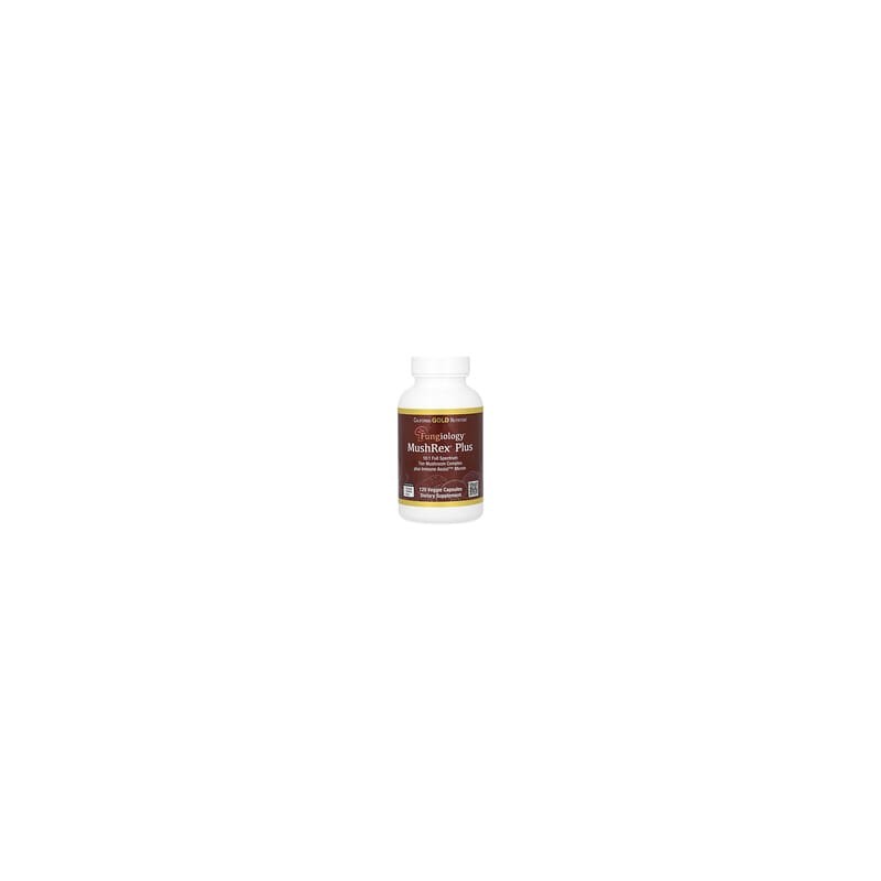 California Gold Nutrition, Fungiology®, MushRex® Plus, Complejo de hongos de espectro completo, Producto orgánico certificado, I