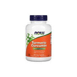 NOW Foods, Curcumina de cúrcuma, 120 cápsulas vegetales
