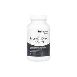 Fairhaven Health, Mioinositol más D-quiroinositol, 120 cápsulas