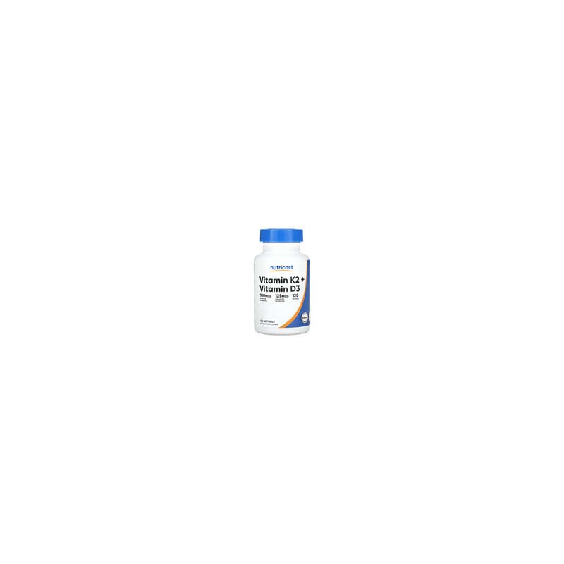 Nutricost, Vitamina K2 + vitamina D3`` 120 cápsulas blandas