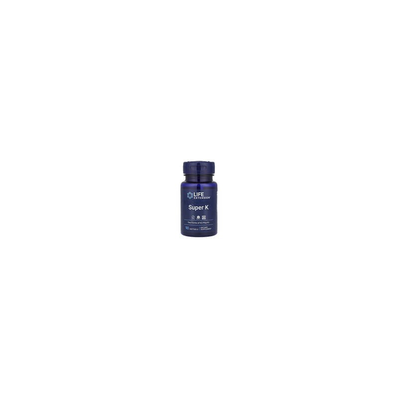 Life Extension, Supervitamina de vitamina K, 2600 mcg, 90 cápsulas blandas