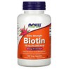 NOW Foods, Biotina con concentración extra, 10 mg (10.000 mcg), 120 cápsulas vegetales