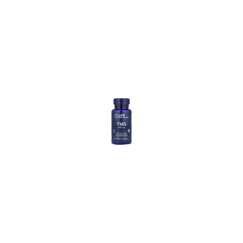 Life Extension, TMG, Suplemento de trimetilglicina, 1000 mg, 60 cápsulas vegetales con contenido líquido (500 mg por cápsula)