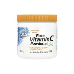 Doctor's Best, Vitamina C pura en polvo con Q®-C, 250 g (8,8 oz)