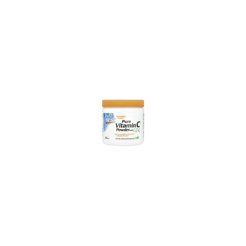 Doctor's Best, Vitamina C pura en polvo con Q®-C, 250 g (8,8 oz)
