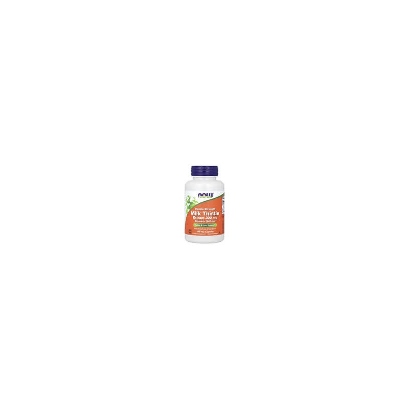 NOW Foods, Silimarina con doble concentración, 300 mg, 100 cápsulas vegetales