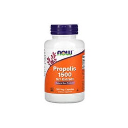 NOW Foods, Propóleo 1500, 100 cápsulas vegetales