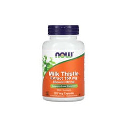 NOW Foods, Extracto de cardo mariano con cúrcuma, 150 mg, 120 cápsulas vegetales