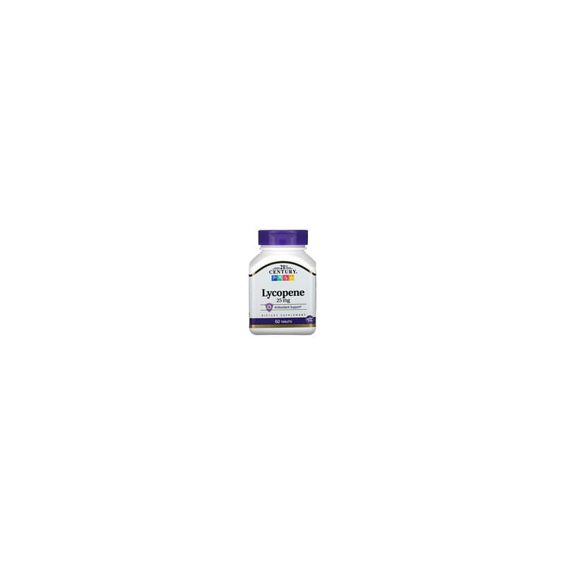 21st Century, Licopeno, 25 mg, 60 comprimidos