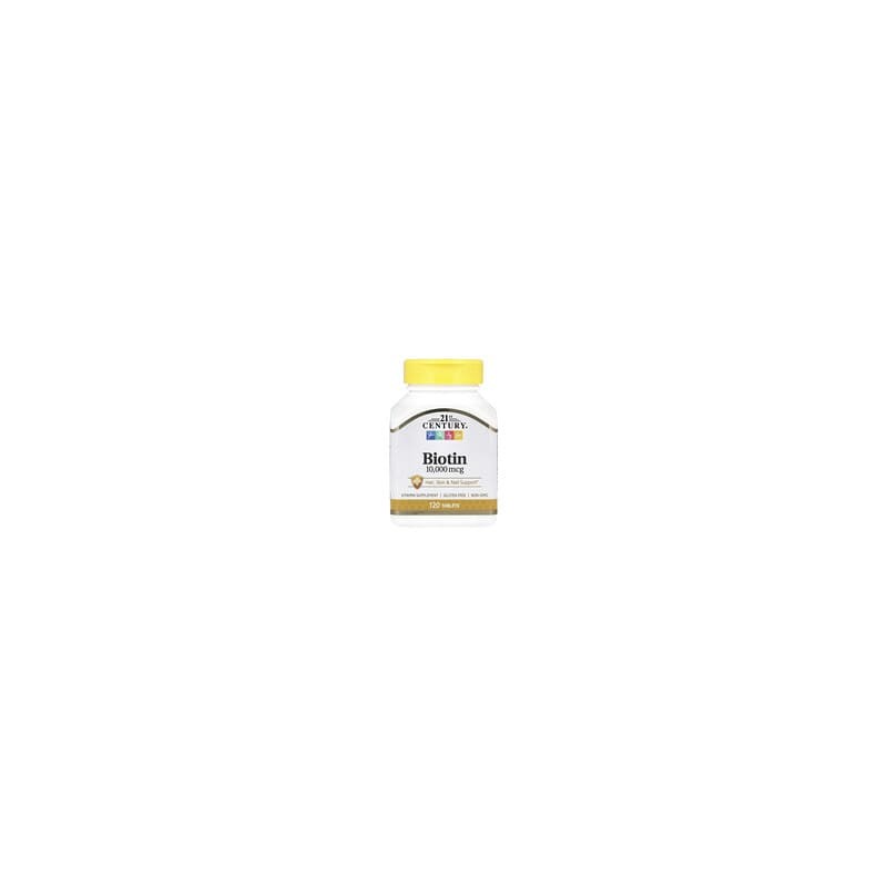 21st Century, Biotina, 10.000 mcg, 120 comprimidos