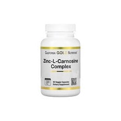 California Gold Nutrition, Complejo de L-carnosina de zinc, 90 cápsulas vegetales