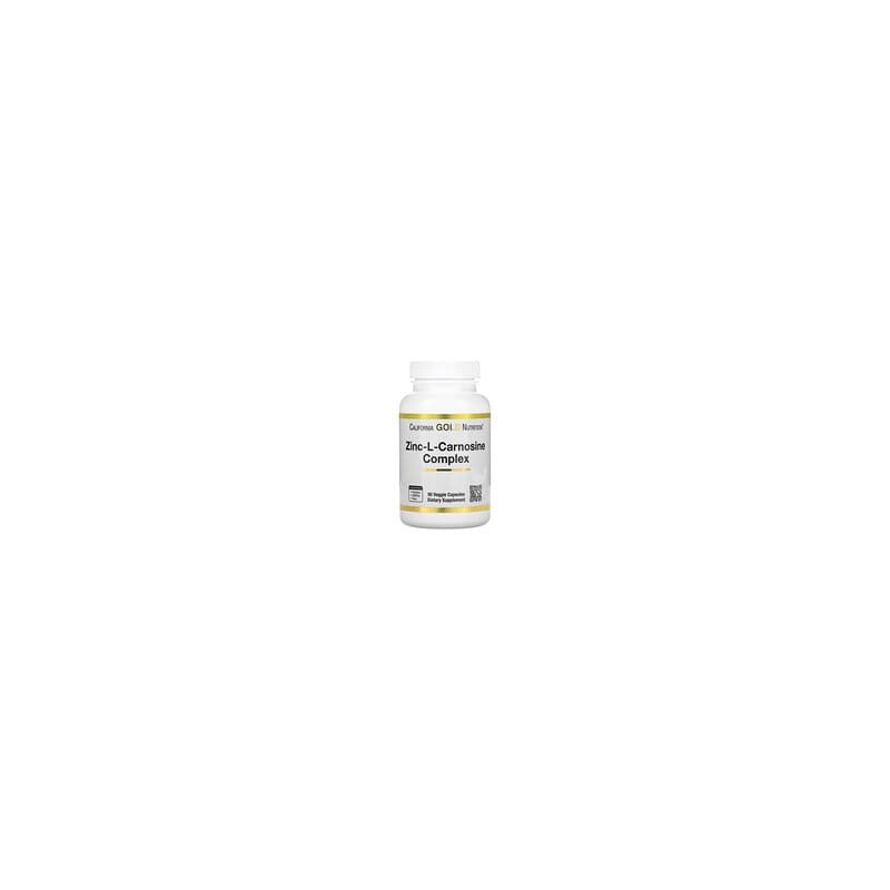 California Gold Nutrition, Complejo de L-carnosina de zinc, 90 cápsulas vegetales