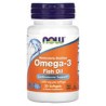 NOW Foods, Aceite de pescado con omega-3, 1000 mg, 30 cápsulas blandas (1000 mg por cápsula blanda)