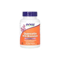 NOW Foods, Quercetina con bromelaína, 120 cápsulas vegetales