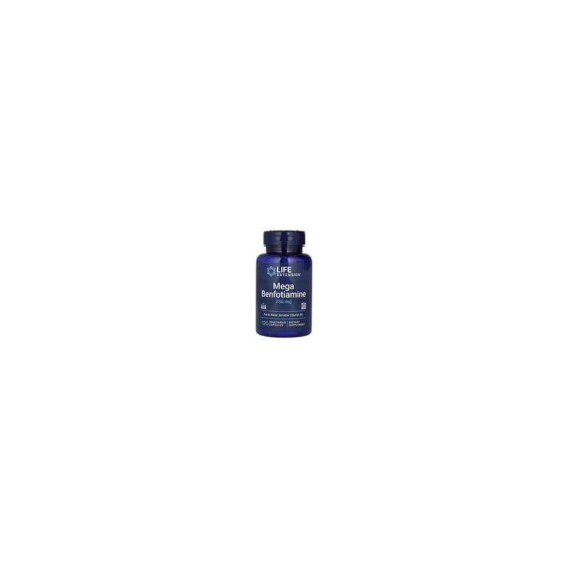 Life Extension, Megabenfotiamina, 250 mg, 120 cápsulas vegetales
