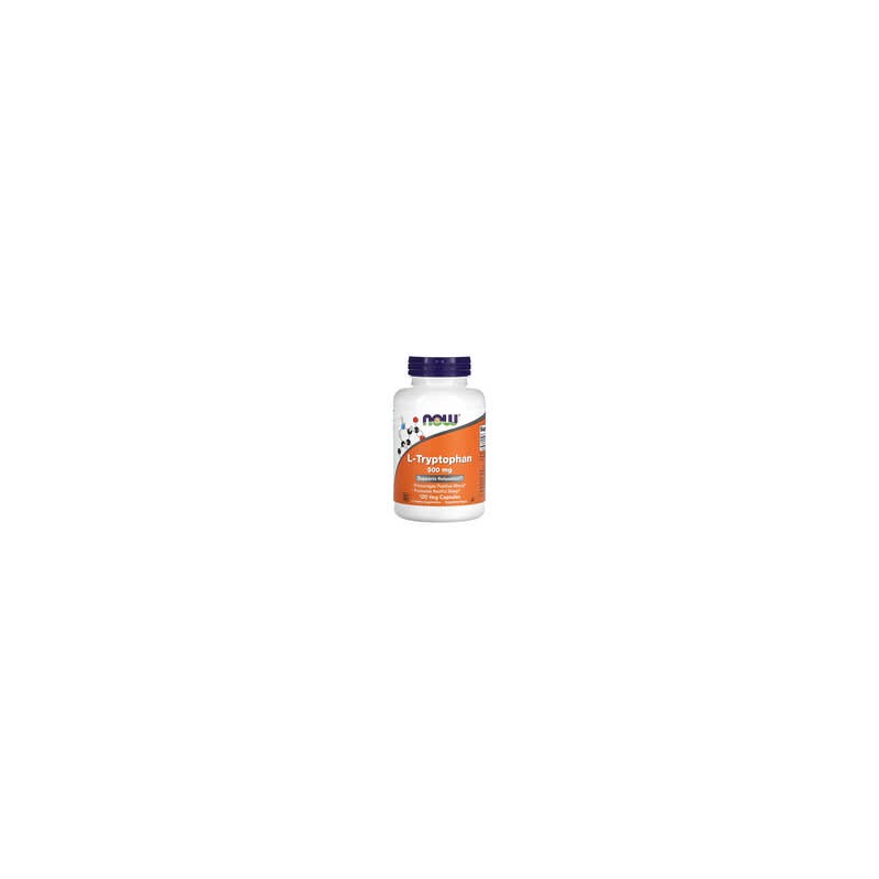 NOW Foods, L-triptófano, 500 mg, 120 cápsulas vegetales