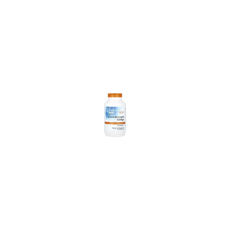 Doctor's Best, Suplemento de ginkgo con concentración extra, 120 mg, 360 cápsulas vegetales