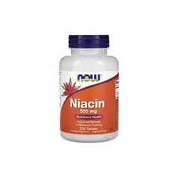 NOW Foods, Niacina, 500 mg, 250 comprimidos