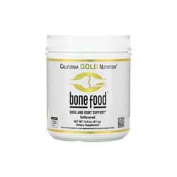 California Gold Nutrition, Bone Food, Refuerzo para los huesos y las articulaciones, 411 g (14,50 oz)