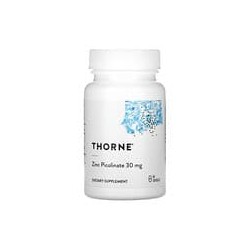Thorne, Picolinato de zinc, 30 mg, 60 cápsulas