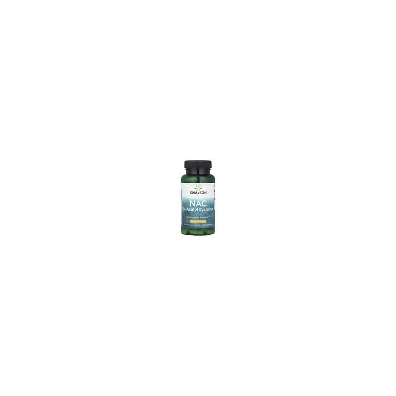 Swanson, NAC, N-acetilcisteína, 600 mg, 100 cápsulas