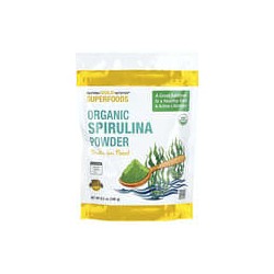 California Gold Nutrition, Superalimentos, Polvo de espirulina orgánica, 240 g (8,5 oz)