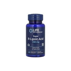 Life Extension, Superácido R-lipoico, 240 mg, 60 cápsulas vegetales
