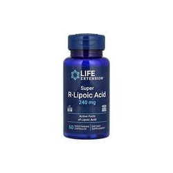 Life Extension, Superácido R-lipoico, 240 mg, 60 cápsulas vegetales