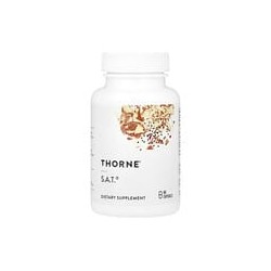 Thorne, S.A.T.®, Suplemento desintoxicante con silimarina, alcachofa y cúrcuma, 60 cápsulas