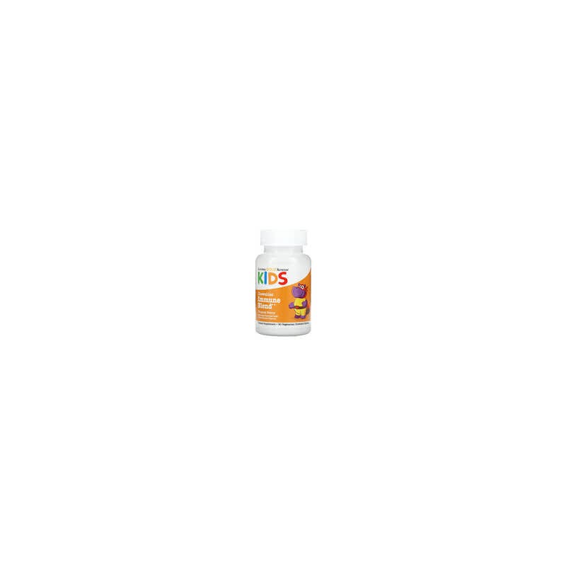 California Gold Nutrition, Mezcla para favorecer el sistema inmunitario en comprimidos masticables para niños, Sabor natural a b