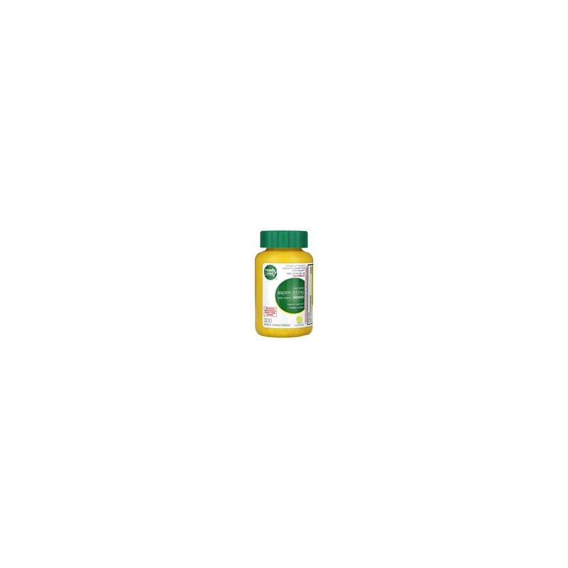 Ready in Case, Aspirina, Dosis baja con recubrimiento de seguridad, 81 mg, 300 comprimidos con recubrimiento entérico