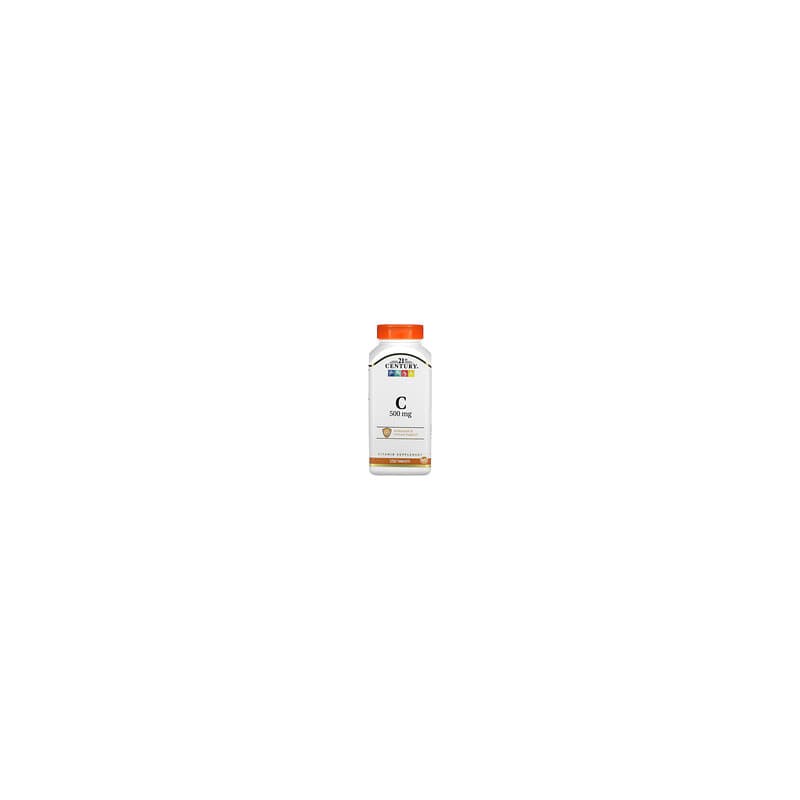 21st Century, Vitamina C, 500 mg, 250 comprimidos