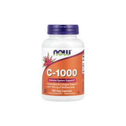 NOW Foods, Vitamina C-1000, 100 cápsulas vegetales