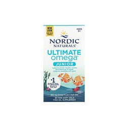 Nordic Naturals, Ultimate Omega para niños, Suplemento de aceite de pescado con omega-3, De 6 años en adelante, Fresa, 680 mg, 9